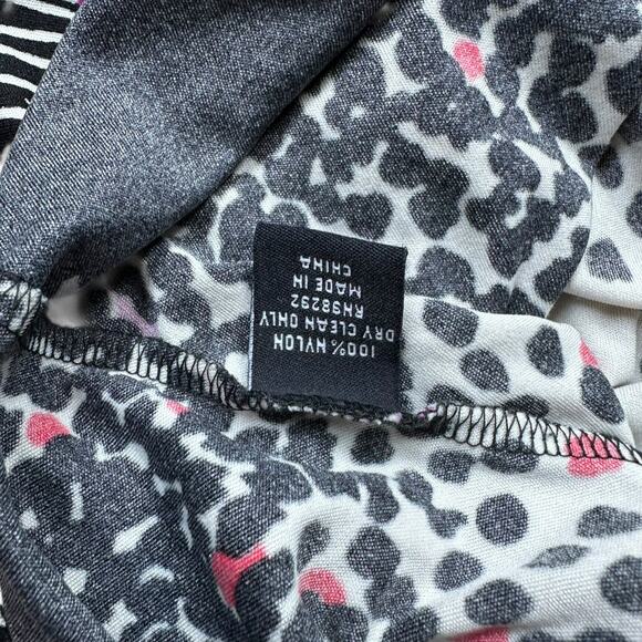 Vintage Y2k Tibi New York Kimono Sleeve Floral Fit and Flare Dress Sz L - Picture 7 of 8